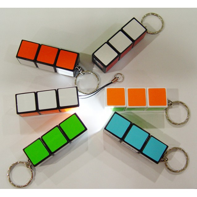 MINI Flashing Cube Keychains
