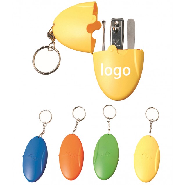 Manicure Set Key Chain
