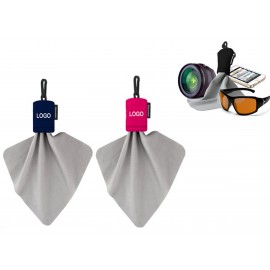 Microfiber Cleaning Cloth  Pouch 